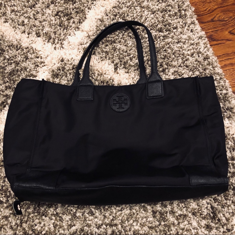 Tory Burch tote with leather handles - gently used